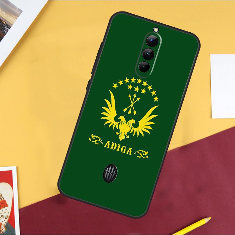 

Circassian Flag Case For ZTE Nubia Red Magic 11 Pro Plus 8 9 10 Air 8S 9S 10S Pro Plus 6 7 6S 7S Pro Cover Red Magic 5G