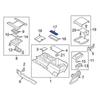 Manufacturer Part Number HC3Z-25045G34-DA For Ford Front Panel Mat HC3Z25045G34DA
