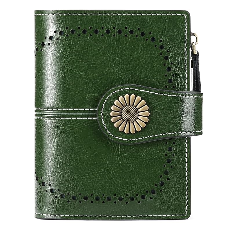 

[Semo1mus] wallet ladies bifold wallet genuine leather Holds 16 cards large capacity Skimming prevention Popularity Fashionable coin purse wallet cute