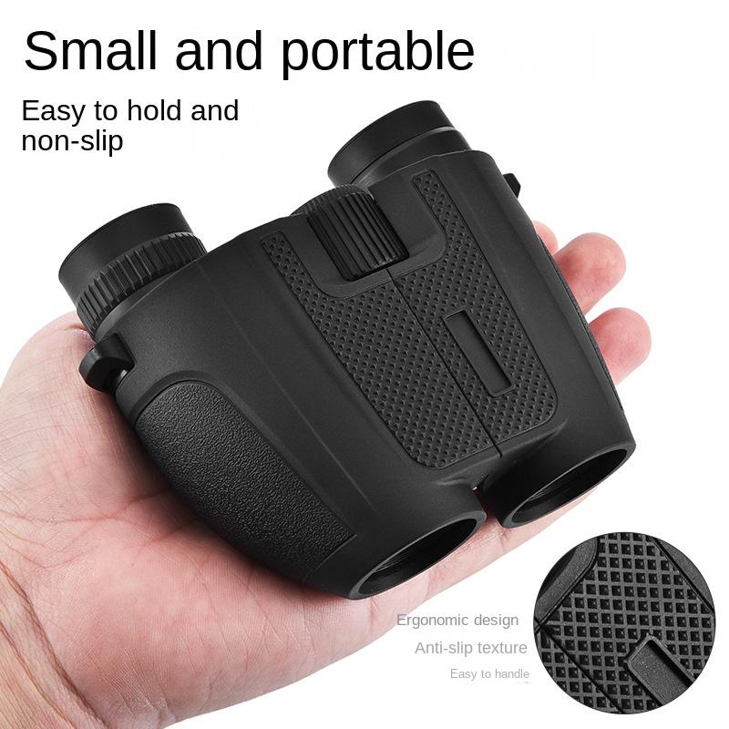 Mini Binoculars Compact Portable Hd Bak4 Waterproof For Bird Watching Theater Concerts Travel Outdoor