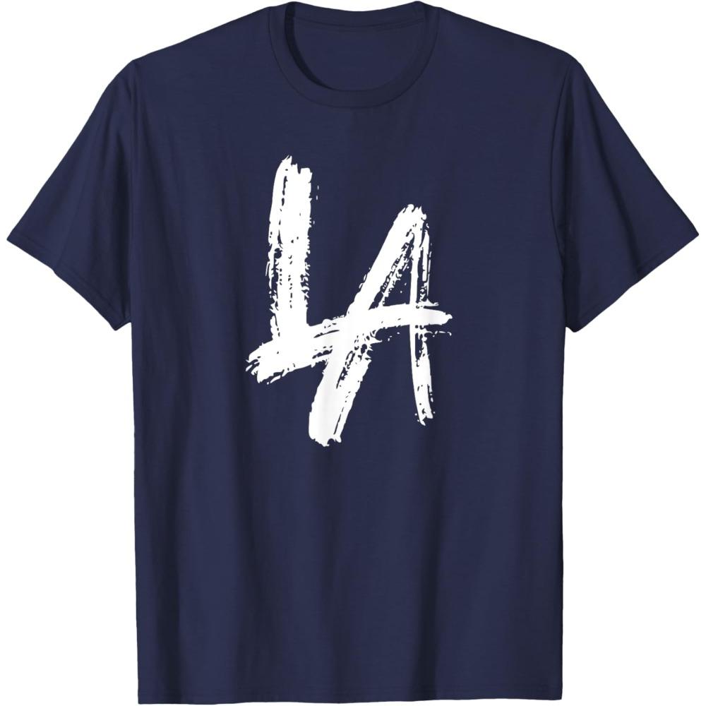 Los Angeles California Simple Design TShirt LA Daily Fashionable Round Neck Clothing Men Women Summer Casual Cotton Tee Tops