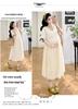 2026 Summer Gentle Style Embroidered Maternity Dress - Elegant, Slimming, and Age-Reducing