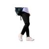 FILA Fitness Soft Fashion Skin-Friendly Classic Straight Leg High Elastic Mid-Rise Knitted Sports Pants Women bottoms Deep-Black A11W521603B-BK