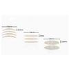 1800pcs Beige Three Different Shapes Double Eyelid Tape Tool Invisible Beauty Double Eyelid Tape Stickers