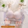 2025 Lace Wire-Free Bra: Women's Antibacterial, Breathable, Anti-Sag, Round Cup for Large Bust with Minimizing Effect
