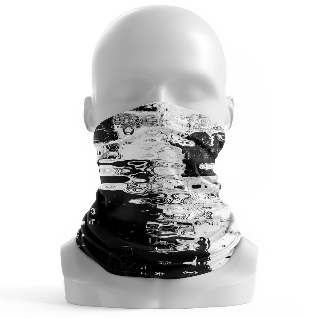 გარე ველოსიპედის ნიღაბი მოდური პრინტით, თავსაბურავი, კისრის შარფი