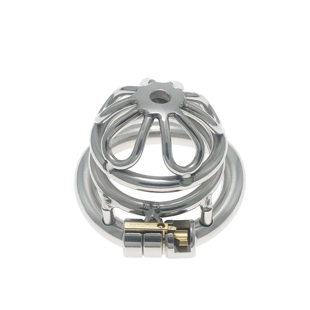 Chaqiu Stainless Steel Chastity Cage Lock for Male Discipline