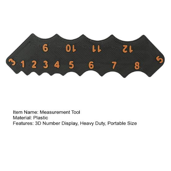 Round Corner Size Measurement Tool 3D Number Display Heavy Duty Portable Professional Accurate Corner Radius Gauge Measuring Tools
