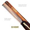 KENT Portable Folding Comb for 20T Fine Tooth with Retaining Made in England Men, Width, Pin,