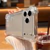 Luxury Shockproof Armor Phone Case For iPhone 17 Air 16 15 14 17 Pro Max 13 12 11 Transparent Soft Silicone ProtectiveCover