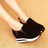 Oman Sneakers Casual Thick-soled Shoes Breathable Increased Shoes Ladies Casual Black Female Wedge Shoes
