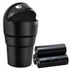 PANPHEN Car Trash Can Cute Cartoon Design Trash Can Rolls of Trash with Buckle 520ml Large Integrated Mini Trash Can Suitable for Drink - (3 Bags)