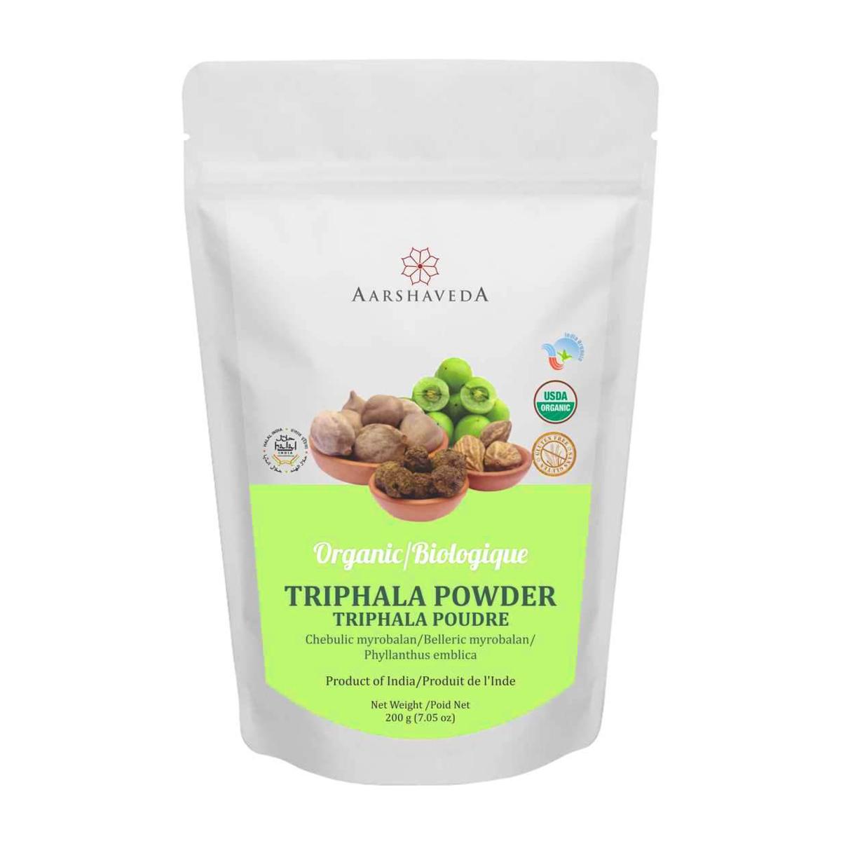 

Трифала (200 г), Organic Triphala Powder, Aarshaveda