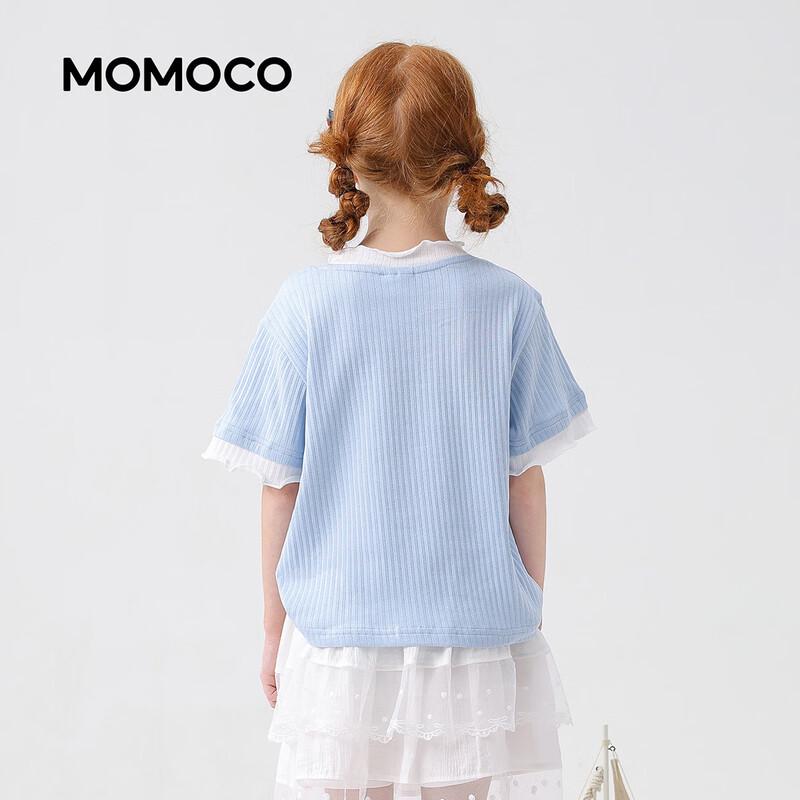 MOMOCO 2026 Summer Girls' Short Sleeve T-Shirt