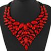 Fashion Geometric Alloy Pendant Necklace For Women With Gemstone Accents