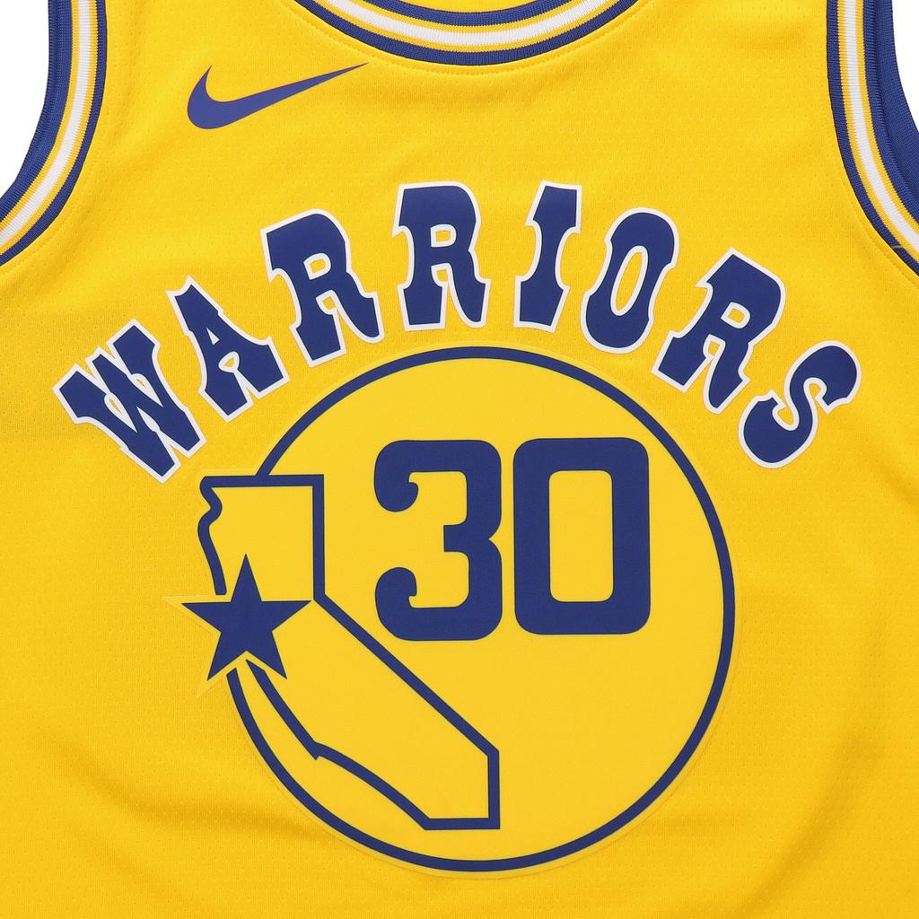 Nike Classic Edition Swingman Connected Jersey NBA Men Jersey Yellow AJ3878-728