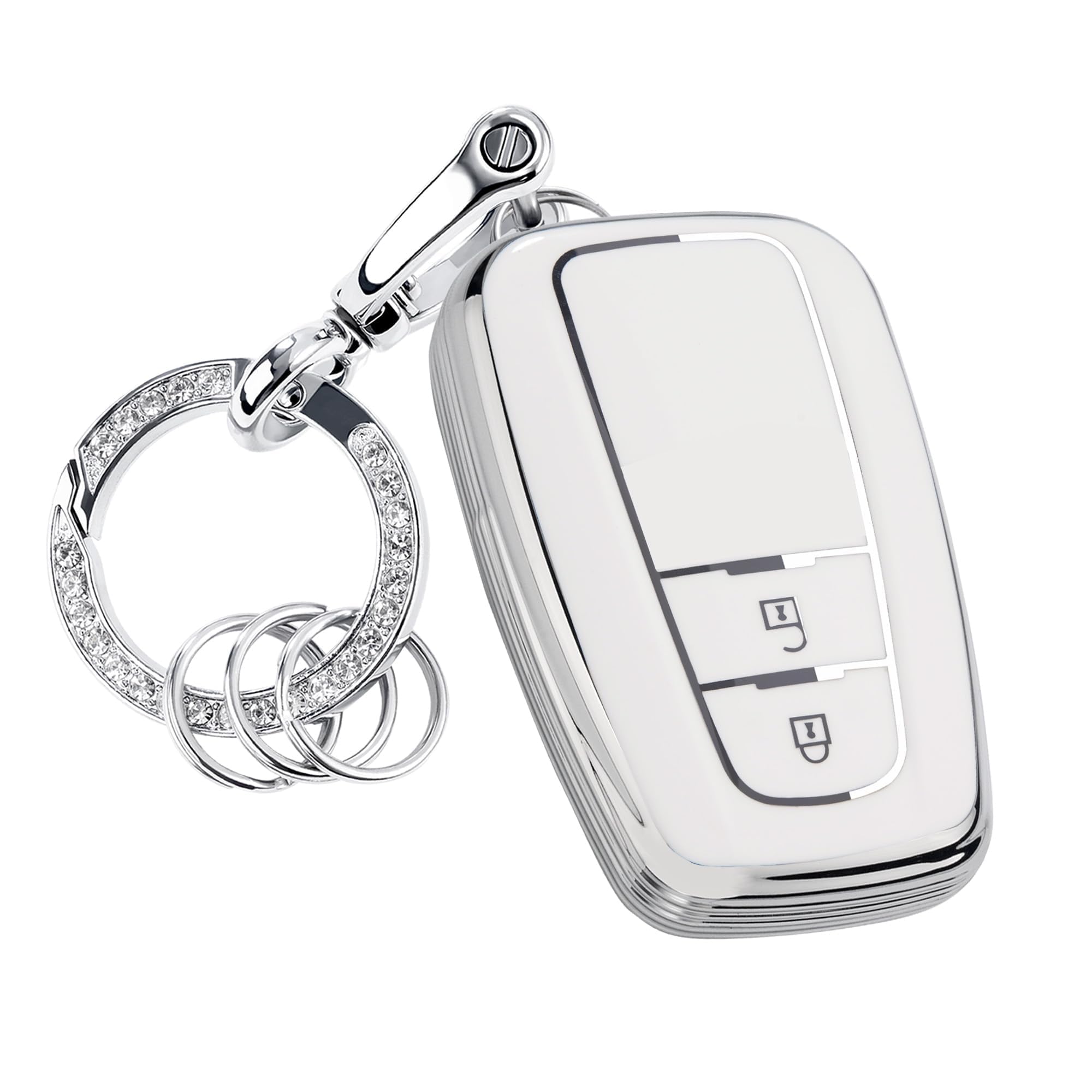 

Чехол для ключа Prius 50-й серии Чехол для ключа Новая Corolla RAV4 50-й серии Camry 70-й серии Land Cruiser Prado 150 Поздняя модель Эксклюзивный чехол для смарт-ключа Toyota Ключ