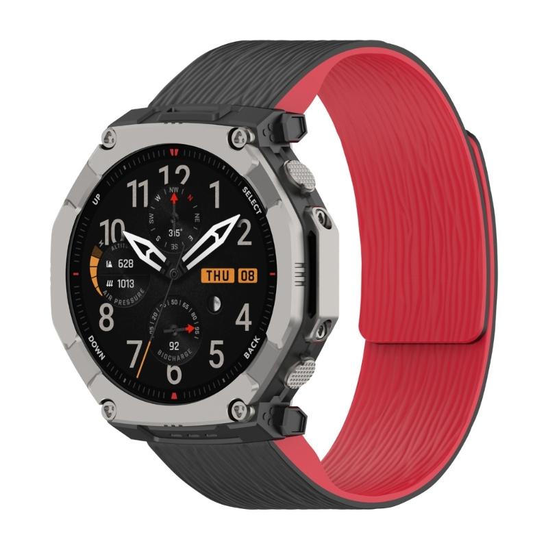 Weiches Silikon-Sportarmband Geeignet für 26MM Smartwatch Magnetverschluss Design Leicht für Watch Ultra2