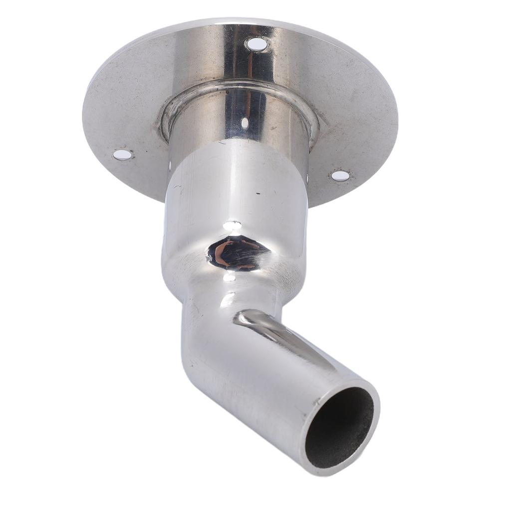 Thru Hull Tube Fitting Bend 316 Stainless Steel Derv Heater Pipe Thru Wall Fitting for 24mm Tubes