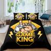 Copripiumino Fashion Gamer 2/3 Pezzi Set Biancheria da Letto Misura King Queen Singolo Bambini Ragazzi Ragazze Gioco Morbido 2/3 pezzi Copripiumino in Poliestere