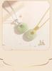 Tichiya S925 Sterling Silver Ping'an Buckle Necklace for Women - New Chinese Style Hetian Jade Clavicle Chain