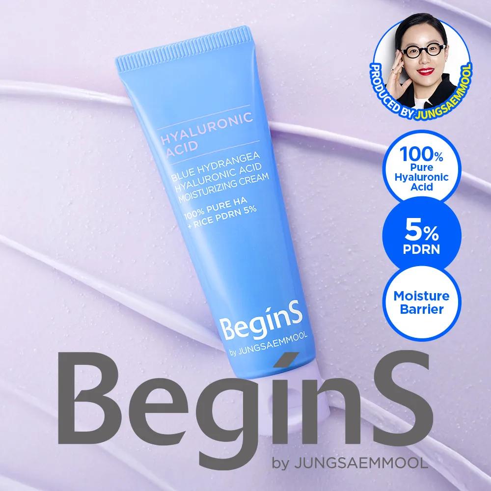 BEGINS By JUNGSAEMMOOL Blue Hydrangea Hyaluronic Acid Moisturizing Cream 50ml