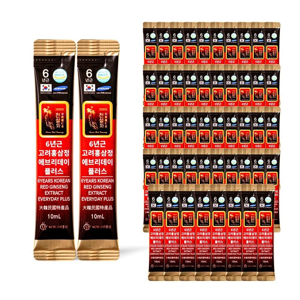 6-jähriger Roter Ginseng-Stäbchenextrakt, Das ultimative Vorteilspaket, Täglich Plus, 50 Stück 10ml