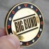 Elegant Poker Button Poker Cards Guard Protector Metal Token Coin Dealer Puck Buttons Big Blind Small Blind Button