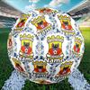 Custom Name Personalized Go Ahead Eagles Print Size 5 Soccer Ball Training & Match Football, for Team, Kicking, Gift for Football Enthusiasts