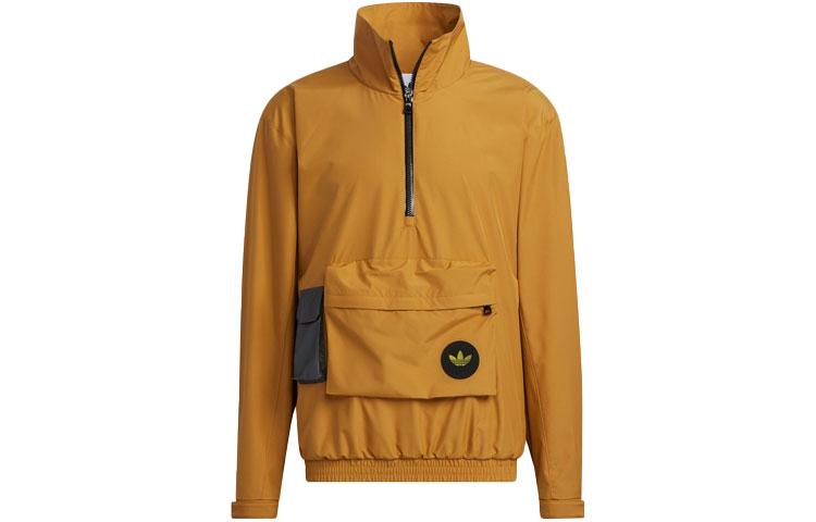Adidas Originals Jackets Men s Brown Stand Collar Moderate Other H58066 M