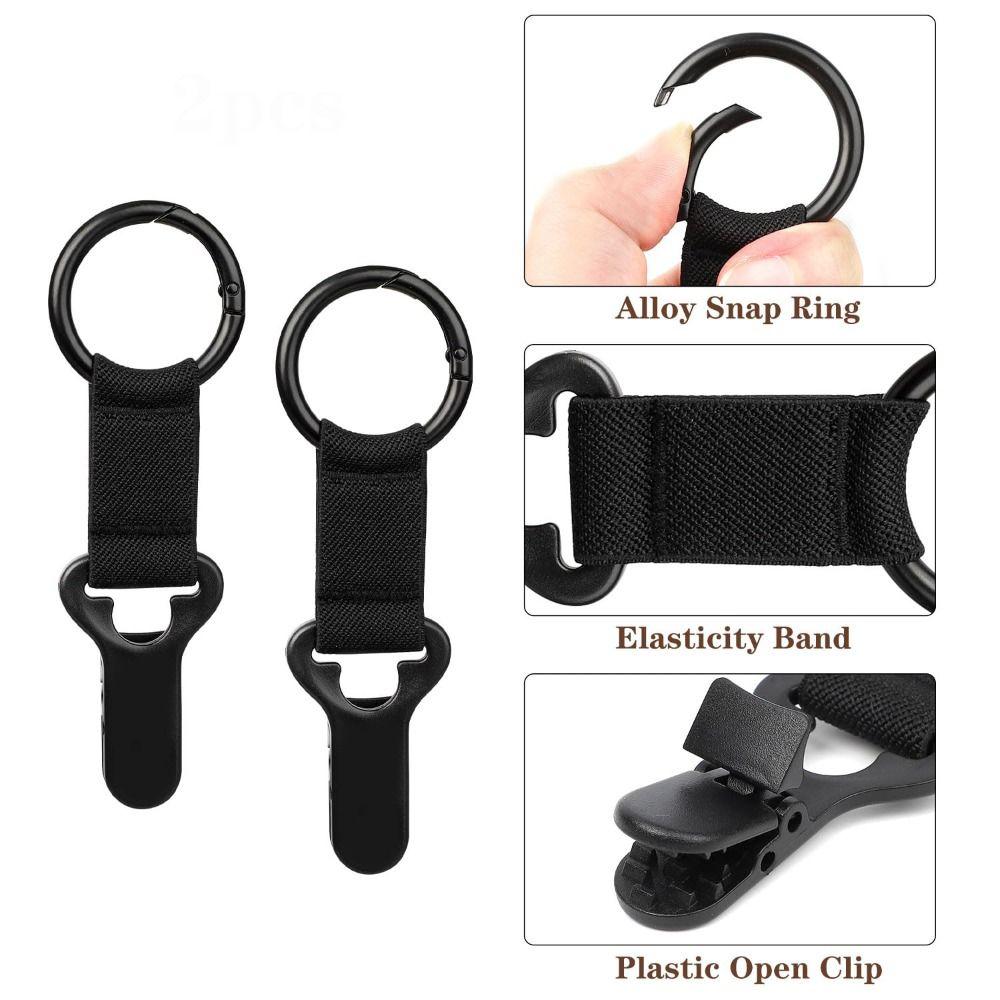 Outdoor Tragbarer Reisehutclip Clip-On Anti-Verlust Huthalter Hände Frei Aufbewahrungshaken für Reise auf Tasche