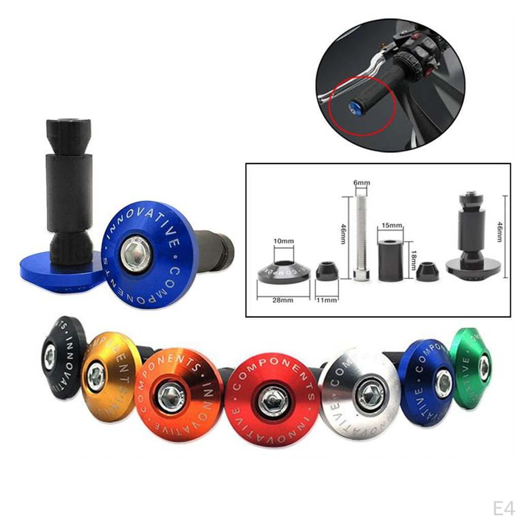 2 Pieces CNC Alloy Handlebar End , Caps Handle Bar 30 lightweight, sturdy and durable