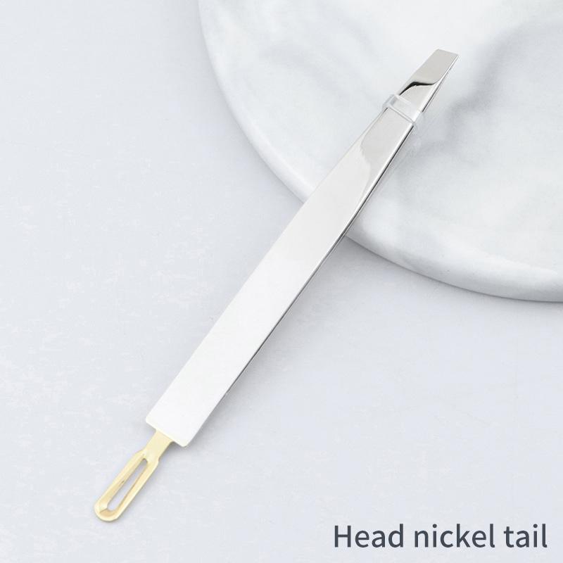 

Пинцет из нержавеющей стали, зажим для ресниц, зажим для бровей, пинцет для обрезки бровей, двусторонний диагональный рот, женский инструмент для красоты