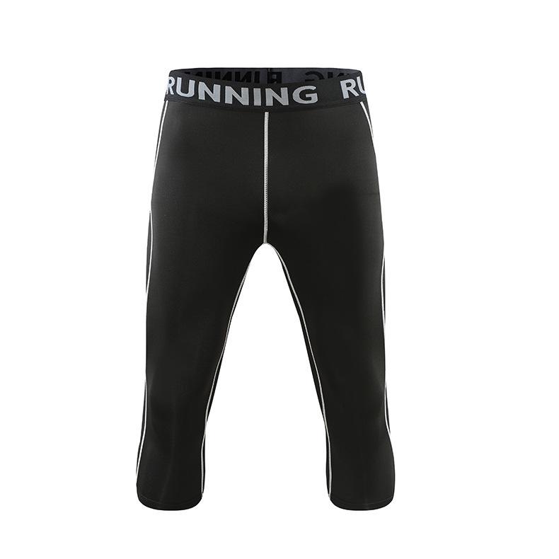 Herren & Kinder Schnelltrocknende Kompressions-Laufshorts - 7/8 Länge