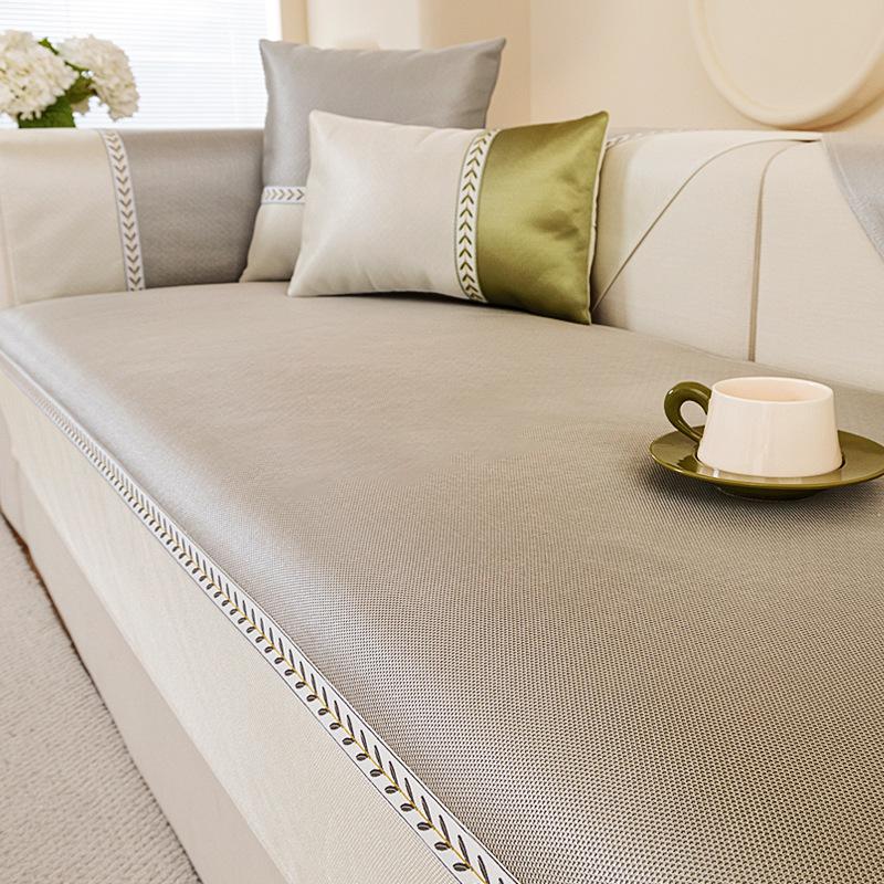 New Summer Ice Silk Sofa Cushion Mat Seat Cushion Non-Slip Sofa Cover Universal Sofa Cover Towel