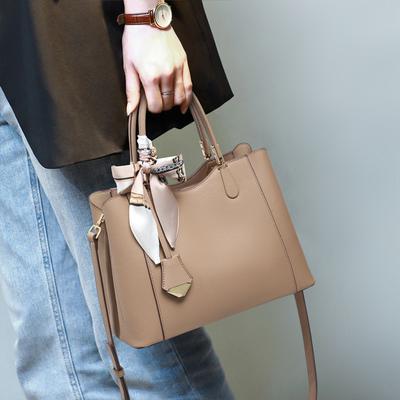 Bolsos en Otoño e Invierno Nuevo Bolso de Piel de Vaca Bolso de Mujer Bolso de Mano Gran Capacidad Cruzado Hombro Único Bolso de Madre