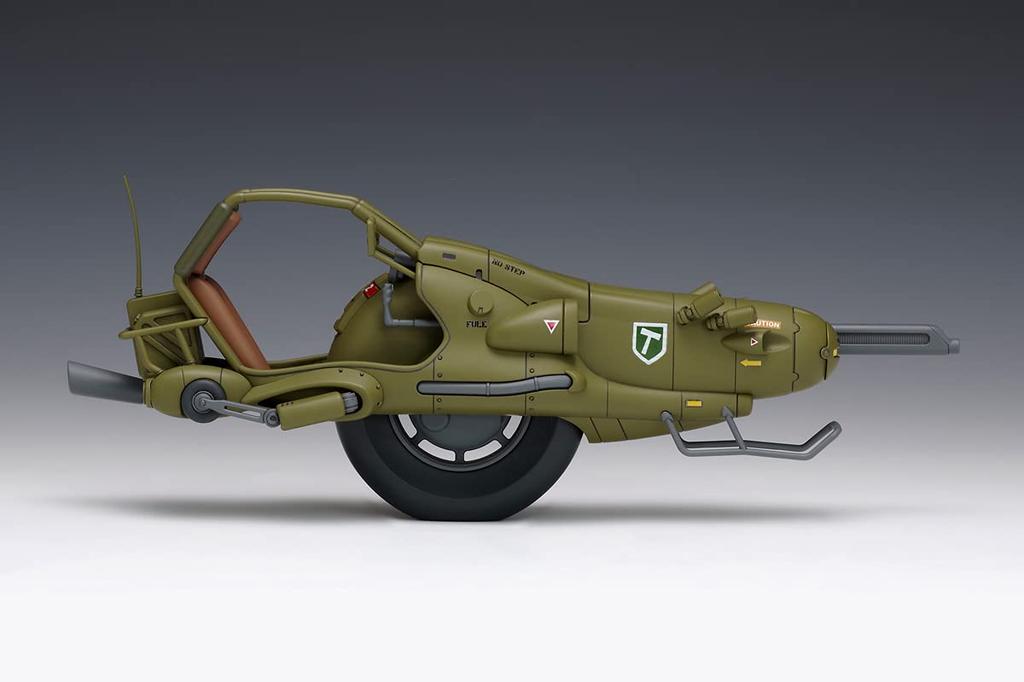 Wave Venus Wars FIGHTING MONO BIKE HOUND 1/20 Scale Pre-Colored Plastic Model Kit KM-012, Approximately 19cm Long