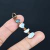 Larimar Pendant Gemstone Jewelry, Copper Electroformed Pendant, Handmade Jewelry Birthstone Pendant, Gift For Him