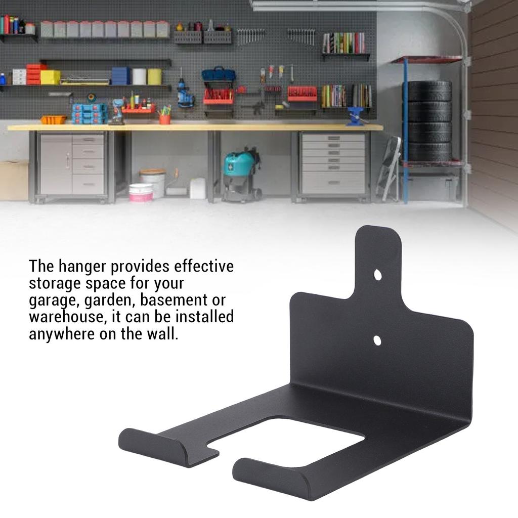 2pcs Garage Organizer Trimmer Rack Wall Mounted Garden Power Tool Hanger for Grass Trimmer Hedge Trimmer Garden Tools