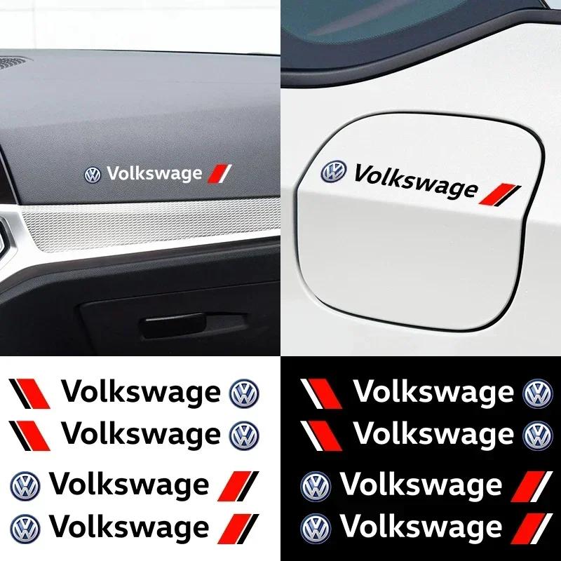 B6 VW For Volkswagen 4Pc Car Door Anti Scratch Auto Door Handle Protector Decals Wiper Stickers For Volkswagen VW Golf 4 7 MK3 4 QK9