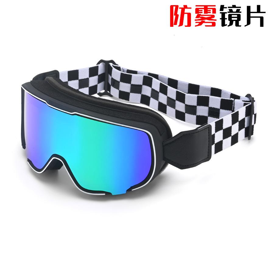 Anti-fog glasses for skiing and outdoor sports, 100% cycling goggles, wind and sand protection, motorcycle Harley helmet goggles