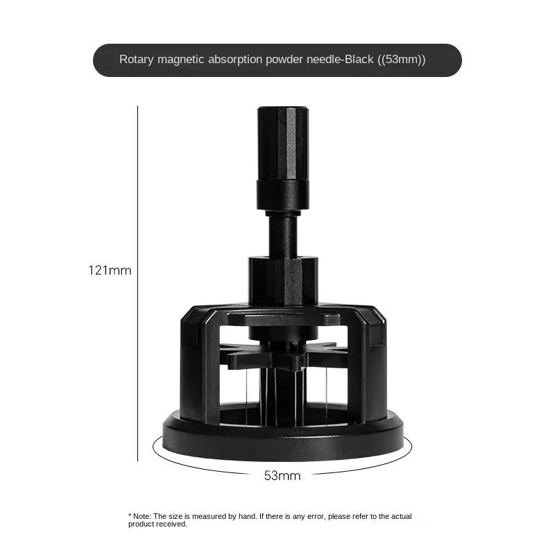 Rotary Needle Powder Distributor 51/53/58mm Magnetic Coffee Tamper Needle Coffee Powder Disperser Anti-slip Loose Powder Needle