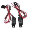 Dual Electric Fan Wiring Kit 12VDC 185 Degrees F ON 175 Degrees F OFF Electric Fan Relay Thermostat Kit for 10 12 14 16