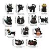 Cute Cat Patch 13PCS Cute Cat Decoration Patches Cute Cat Decoration Teens Embroidered Patch Creative Stylish Cloth Patch For