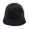 Autumn and Winter Wool Knitted Bucket Hat Handmade Thermal Basin Hat Ear Protection Wool Hat Fashionable Outdoor Versatile Knitted Hat