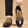 Luxury Men Dress Shoes Retro Brogue Shoes for Men Comfortable Business Casual Footwear High Quality Men Party Wedding Shoes