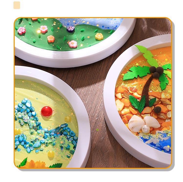 Children's DIY Creative Plate Painting Kit - Shell Design Ornaments