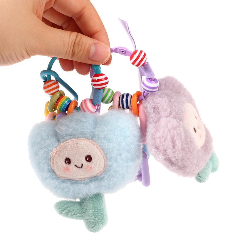 Cute Flower New Plush Tulip Diy Creative Keychain Backpack Pendant Charm Mobile Phone Individualization Couple Gift