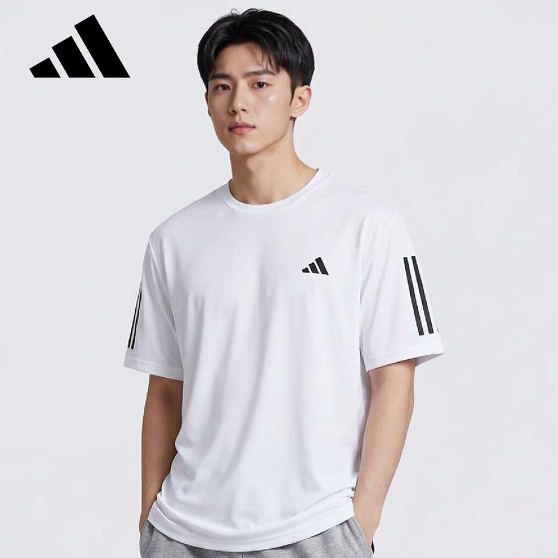 

Adidas Men s TR-ES 3-Stripes Training T-Shirt L