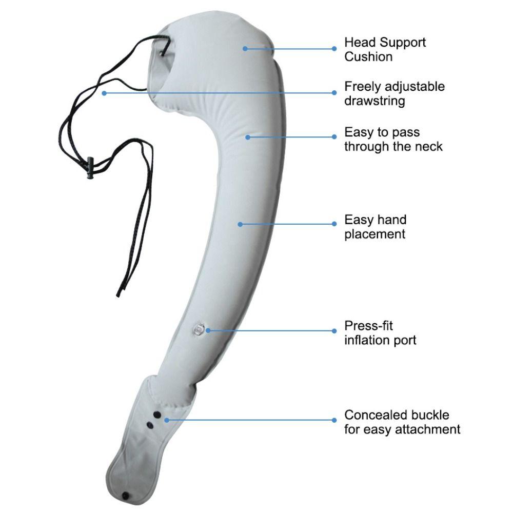 Foldable Side Sleeping Pillow Ergonomic Chin Support Cushions Portable Headrest  High Speed Trains